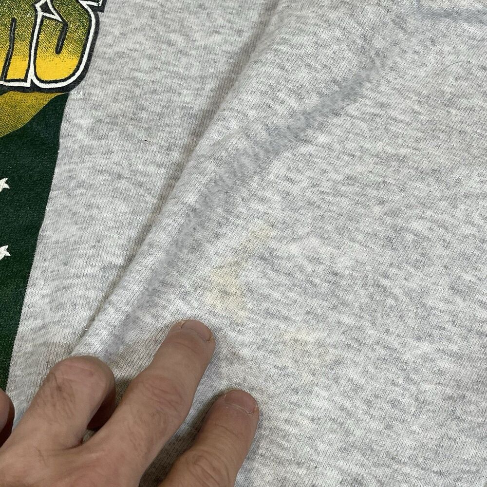 Vintage 1995 Green Bay Packers Crewneck Sweatshirt NFC Champions Gray Size XL - Picture 6 of 14